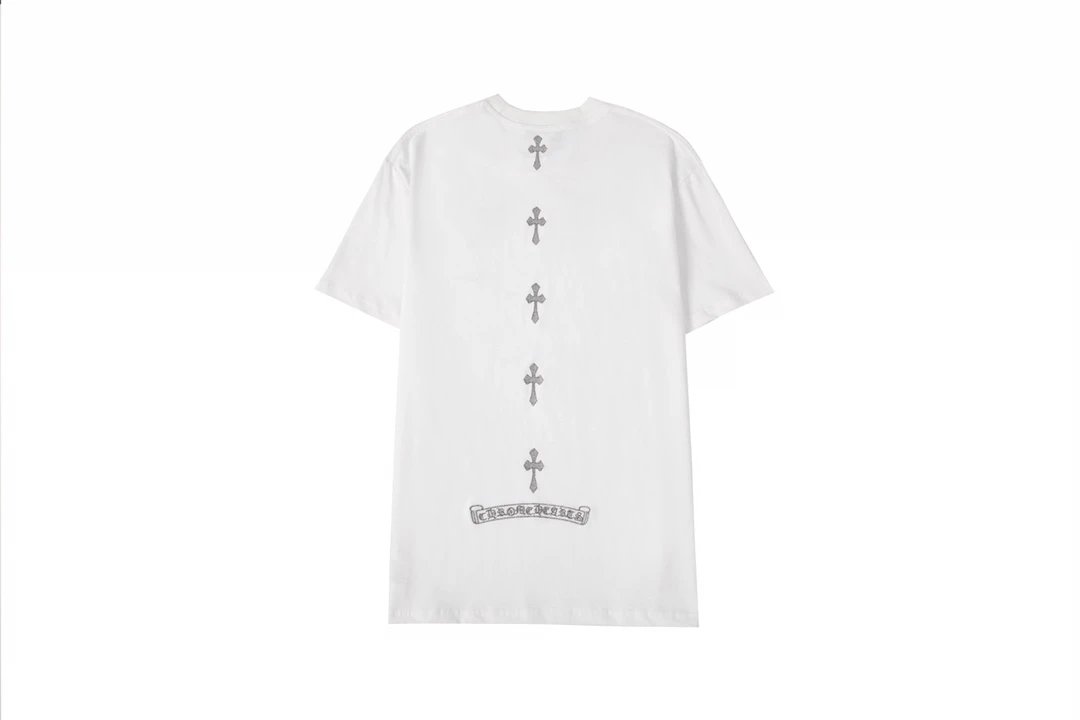 Chrome Hearts Gradient Logo Back Print T-Shirt Black - 43
