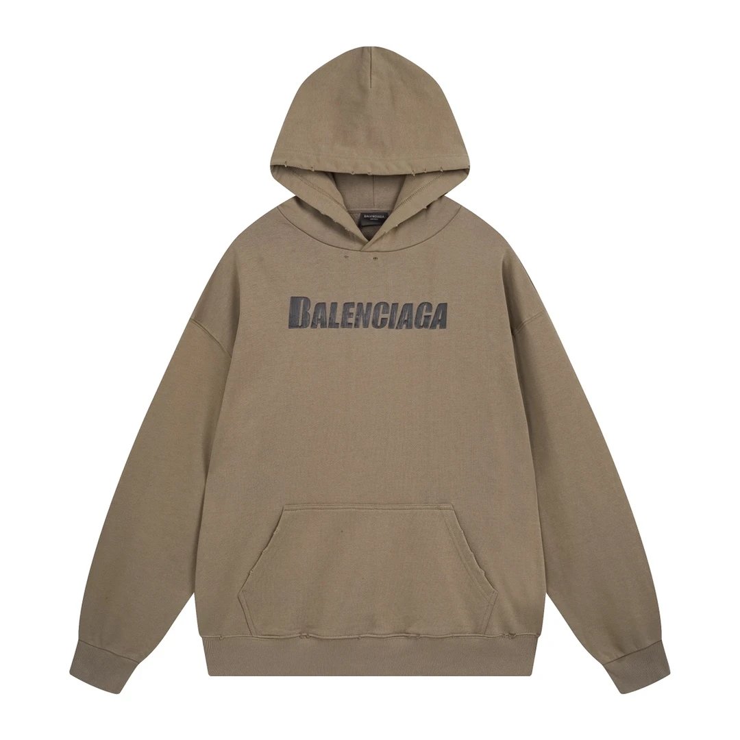 Balenciaga Logo Hoodie Black - 19