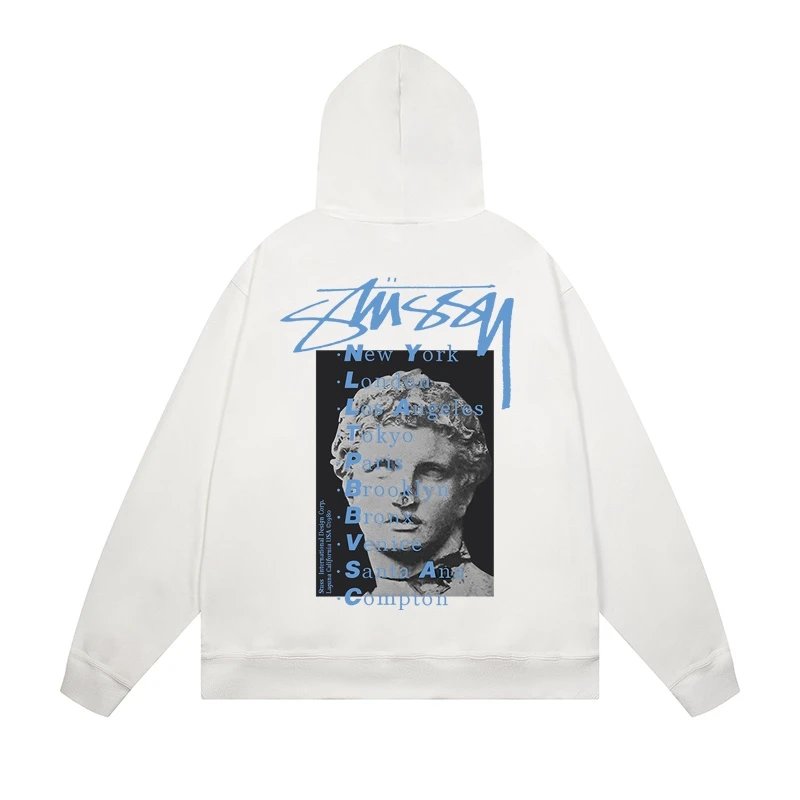 Stussy International Four Aces Flame Hoodie Black - 20