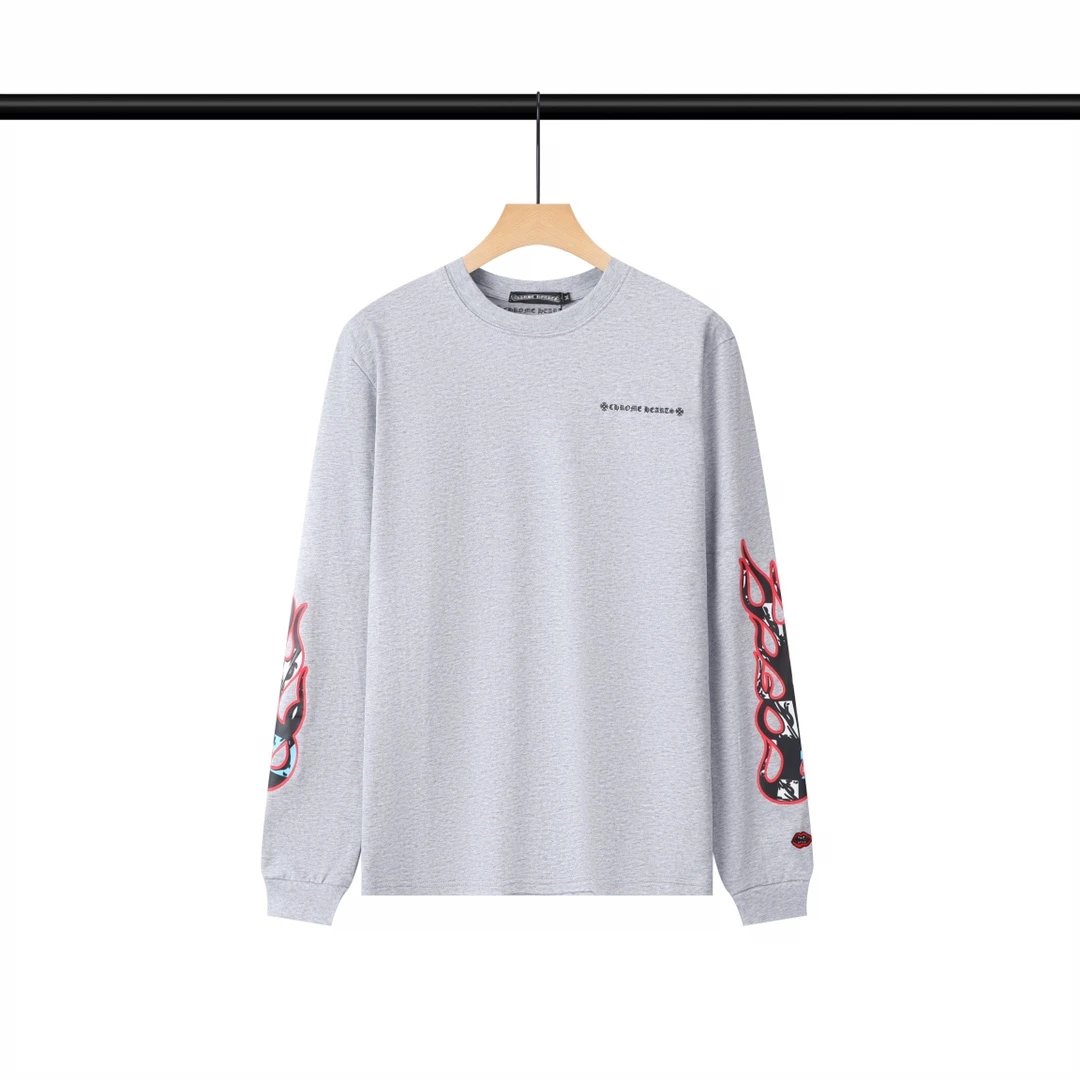 Philipp Plein Raglan Long Sleeve T-Shirt Red and White - 14