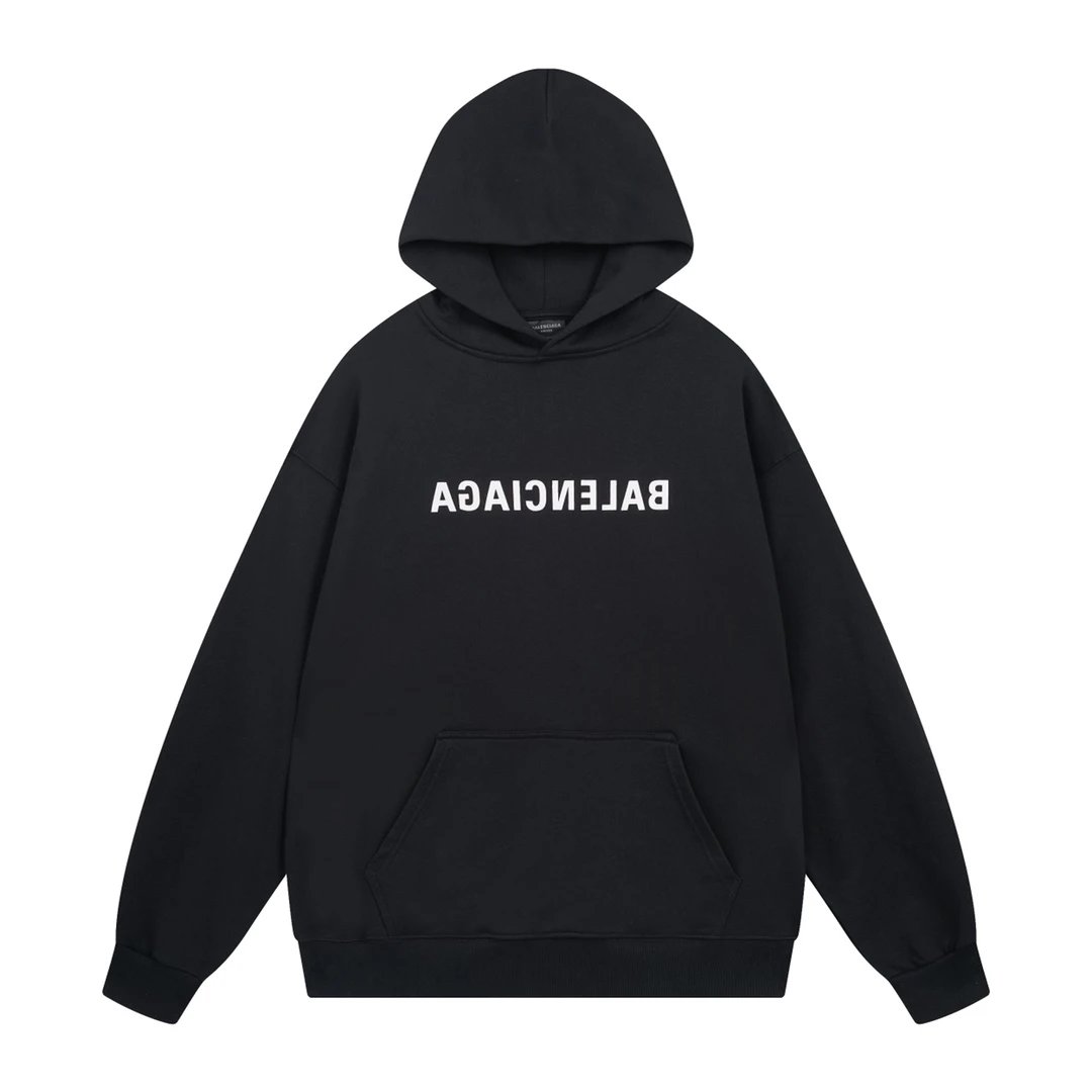 Balenciaga Arch Logo Hoodie Black - 28