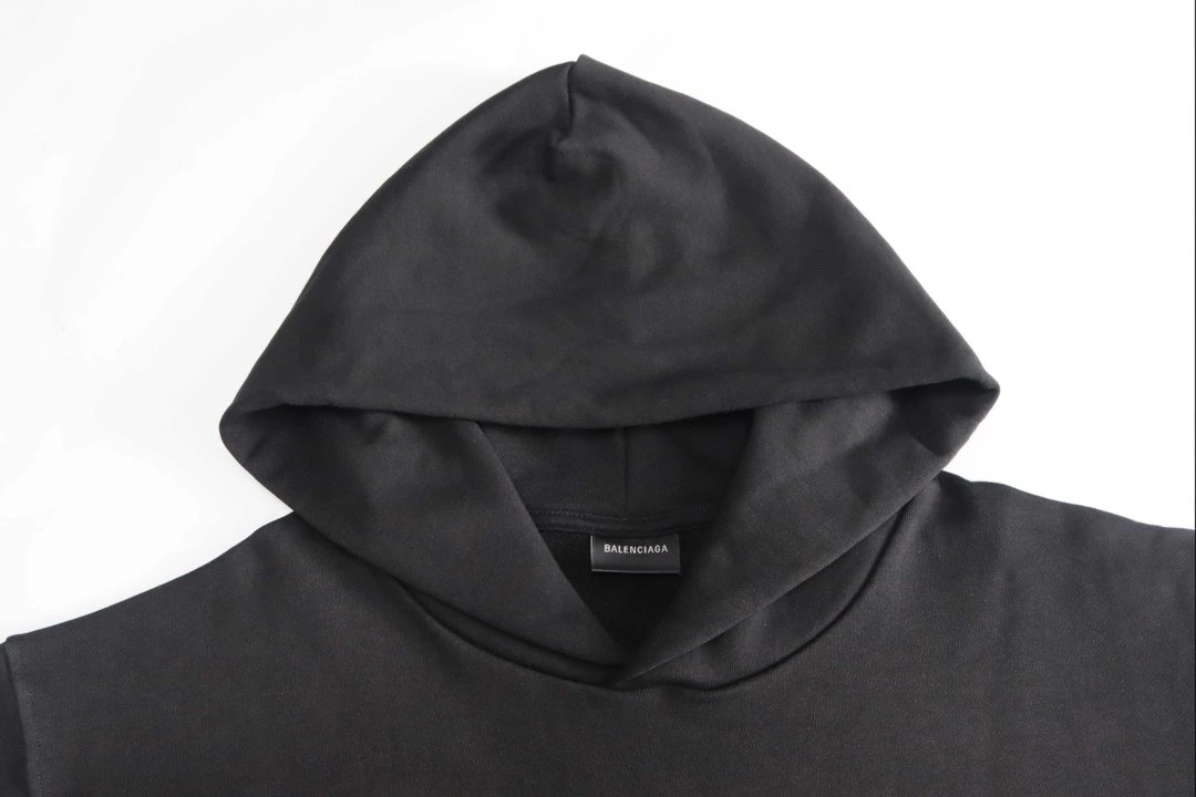 Balenciaga Arch Logo Hoodie Black - 4