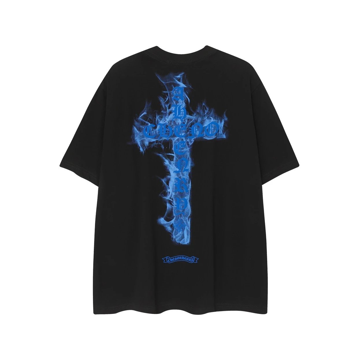 Chrome Hearts Gradient Logo Back Print T-Shirt Black - 14