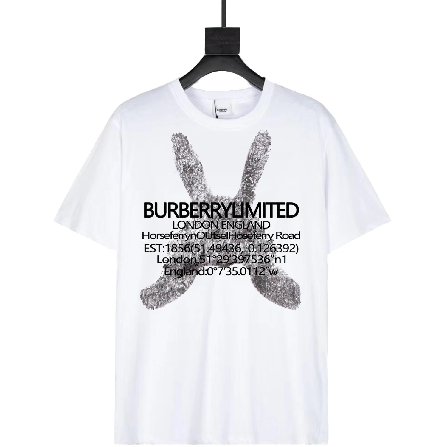 Burberry Logo-Embroidered Black T-Shirt - 14