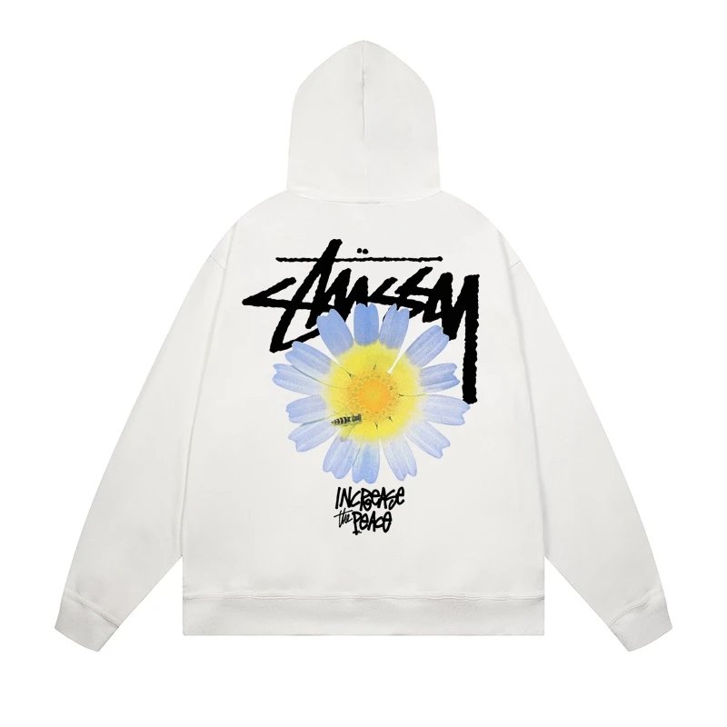 Stussy International Four Aces Flame Hoodie Black - 18