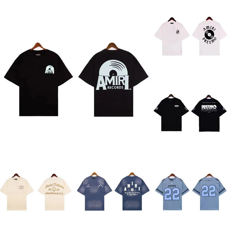 Amiri Global Records T-Shirts