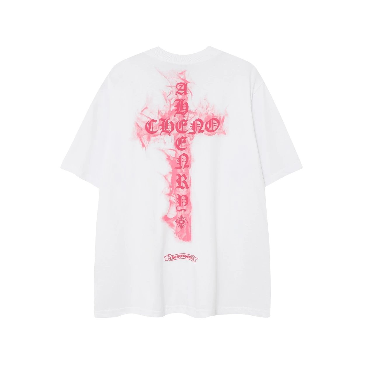 Chrome Hearts Gradient Logo Back Print T-Shirt Black - 13