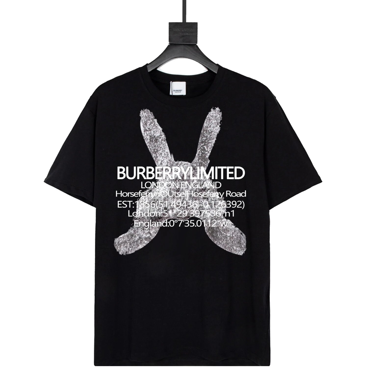 Burberry Logo-Embroidered Black T-Shirt - 13