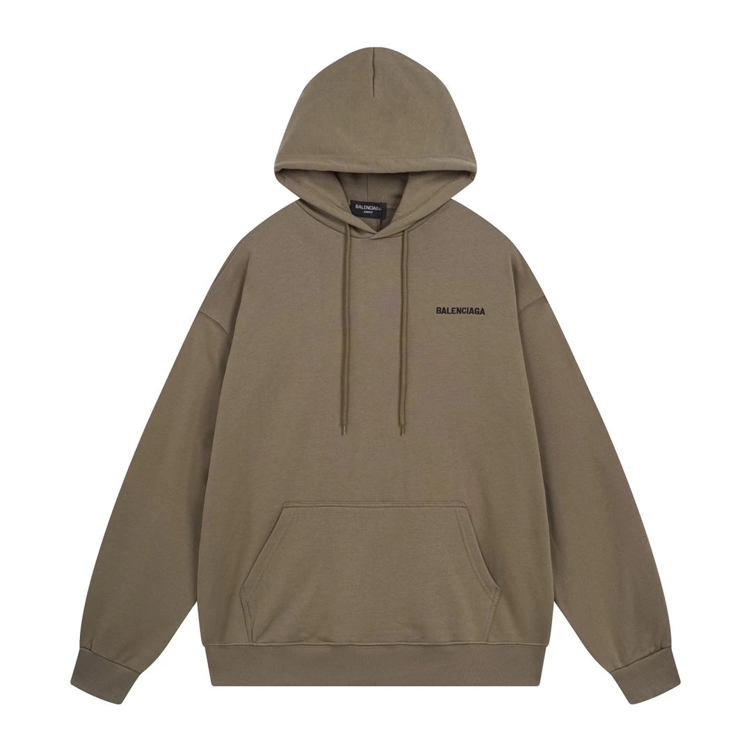 Balenciaga Logo Hoodie Black - 22