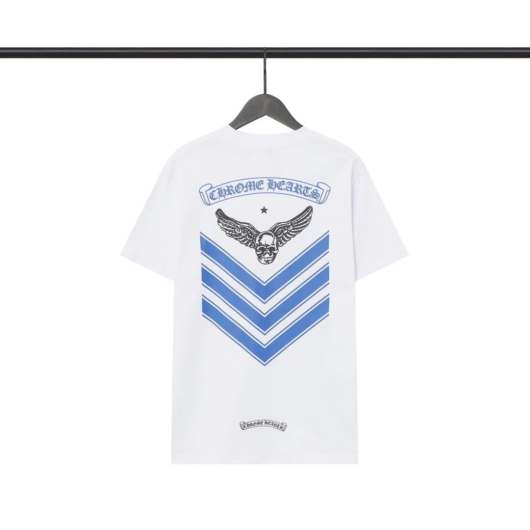 Chrome Hearts Gradient Logo Back Print T-Shirt Black - 45