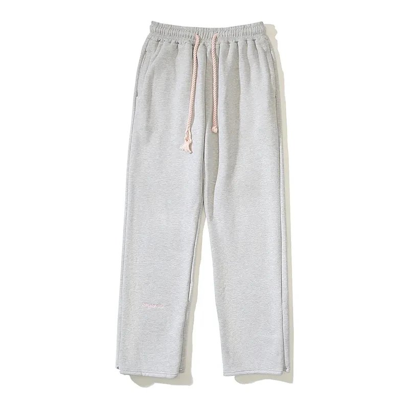 Design Graffiti Hoodie and Sweatpants Set Charcoal Gray Tracksuit - 8