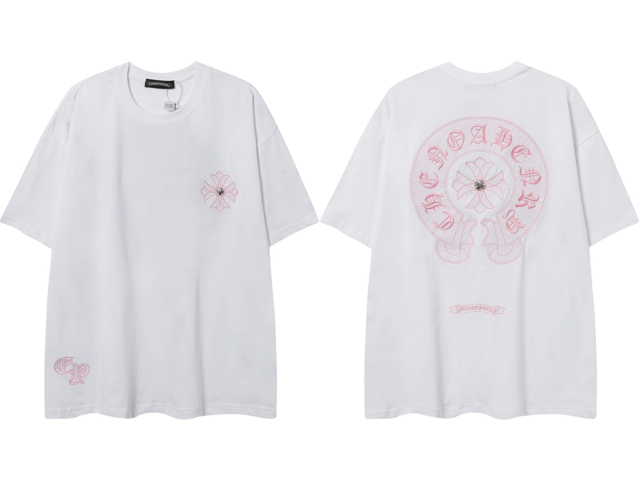 Chrome Hearts Gradient Logo Back Print T-Shirt Black - 21