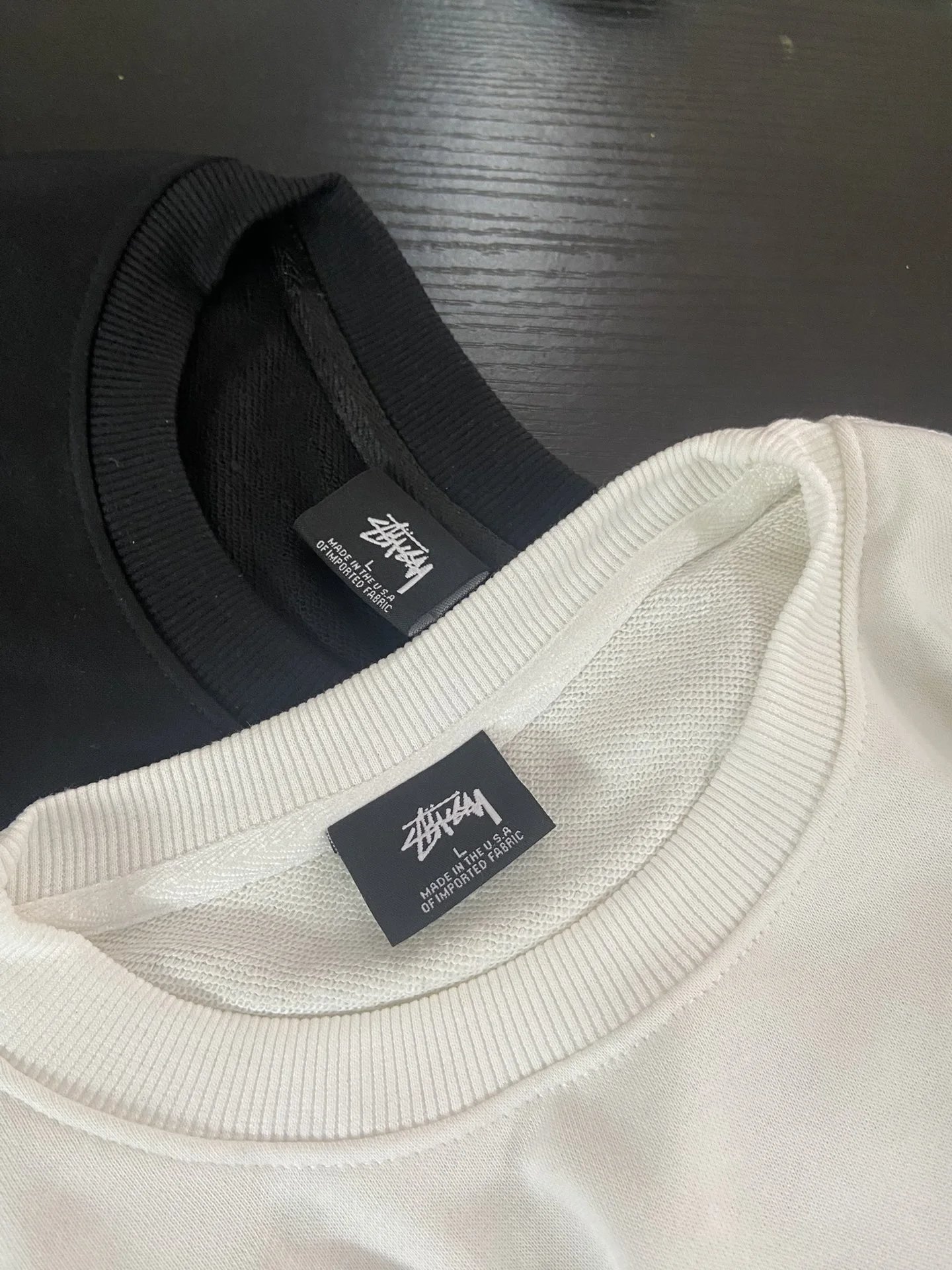 Stussy Crewneck Sweatshirt Black Hoodie - 8