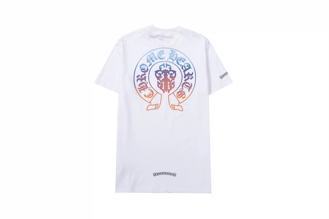 Chrome Hearts Gradient Logo Back Print T-Shirt Black - 38