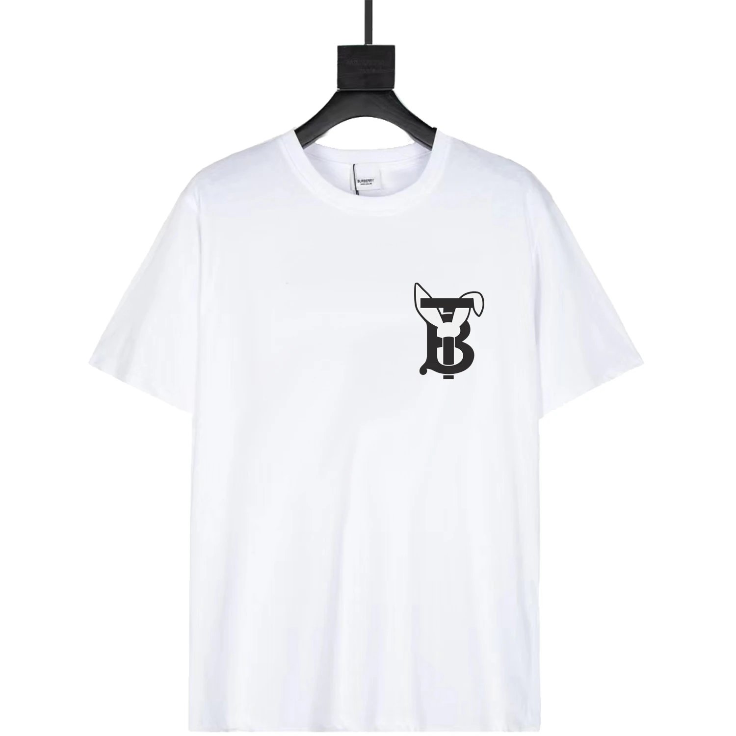 Burberry Logo-Embroidered Black T-Shirt - 15