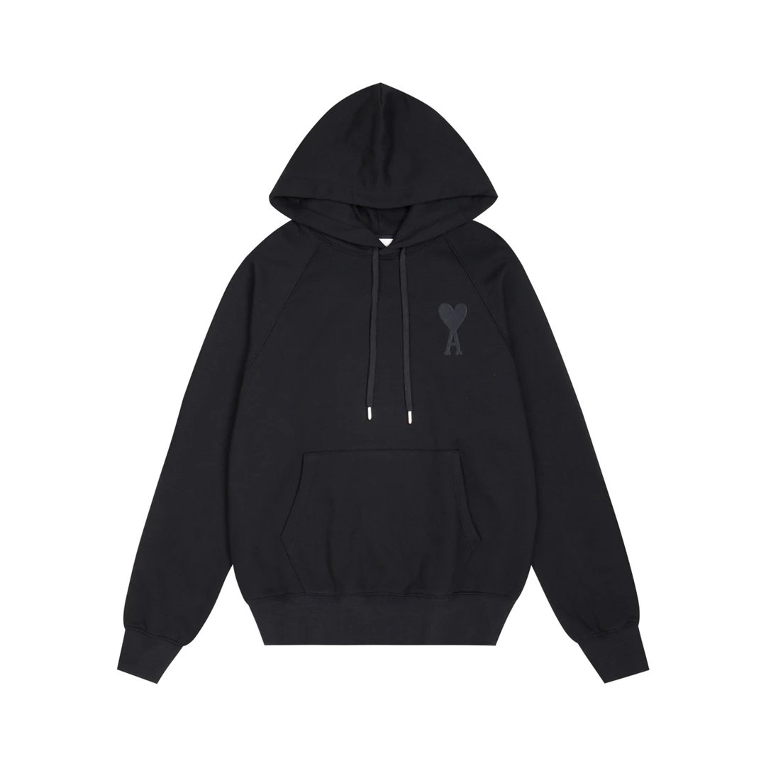 AMI Paris College Hoodie Gray - 26