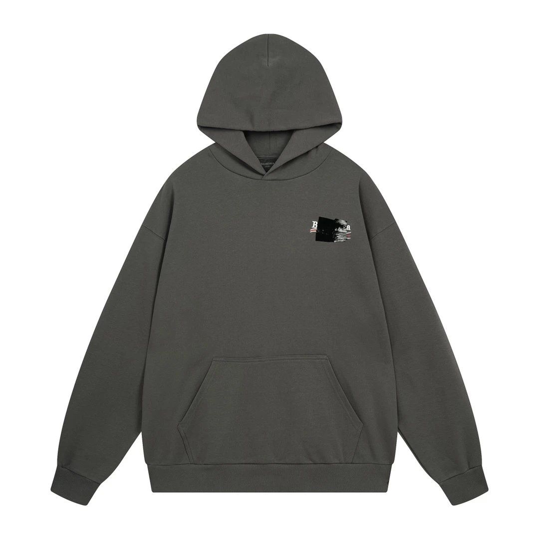 Balenciaga Logo Hoodie Black - 29