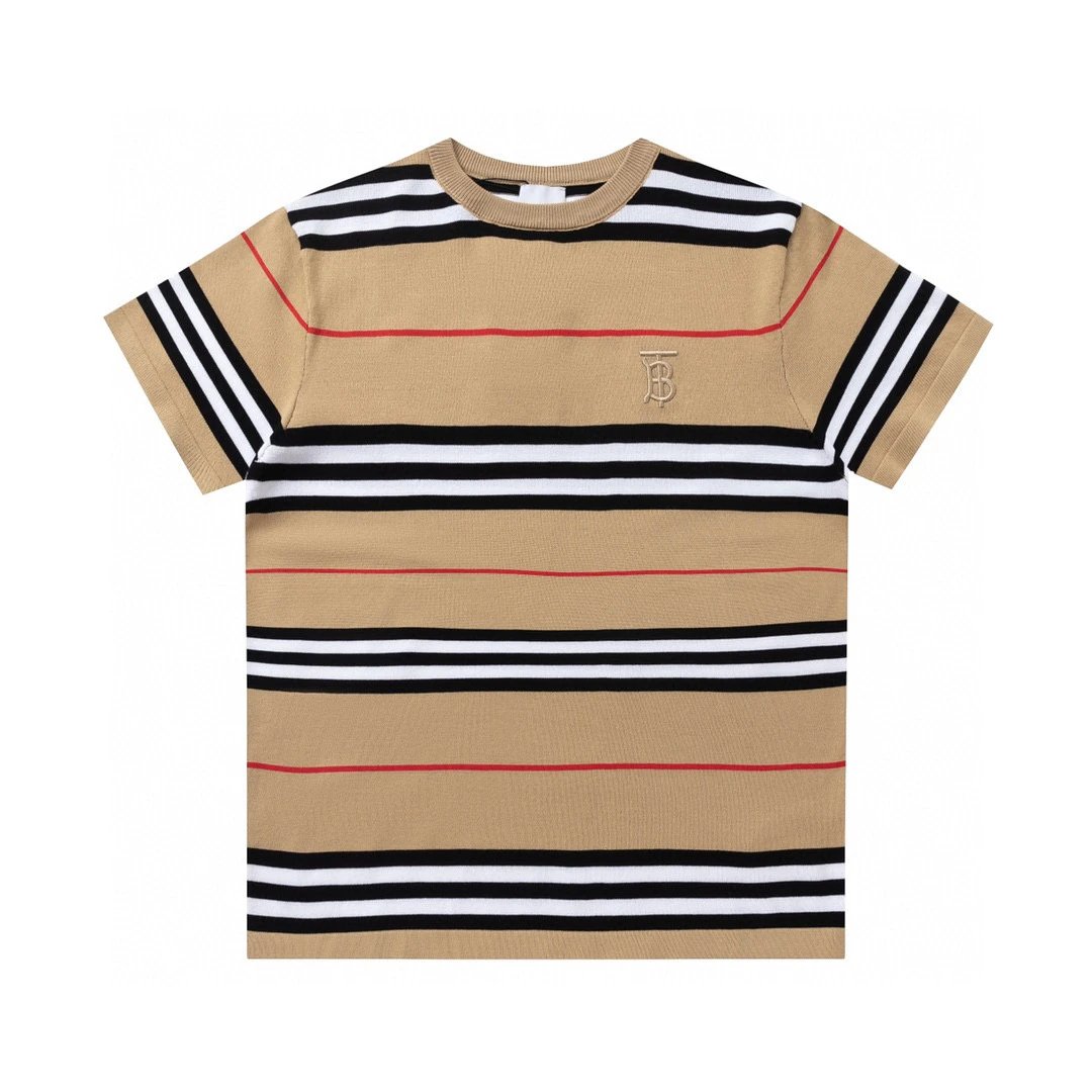 Burberry Logo-Embroidered Black T-Shirt - 4