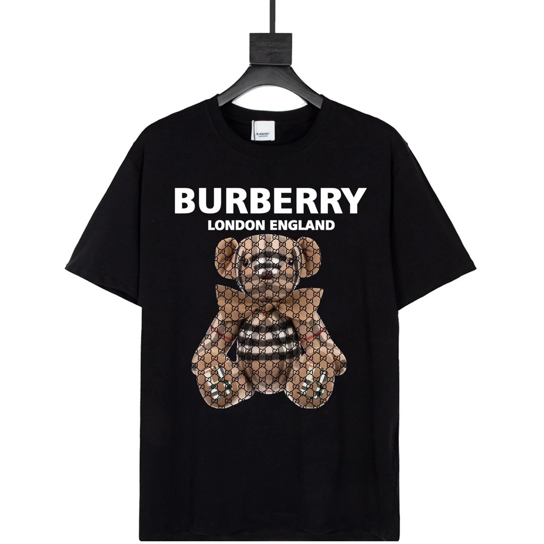 Burberry Logo-Embroidered Black T-Shirt - 17