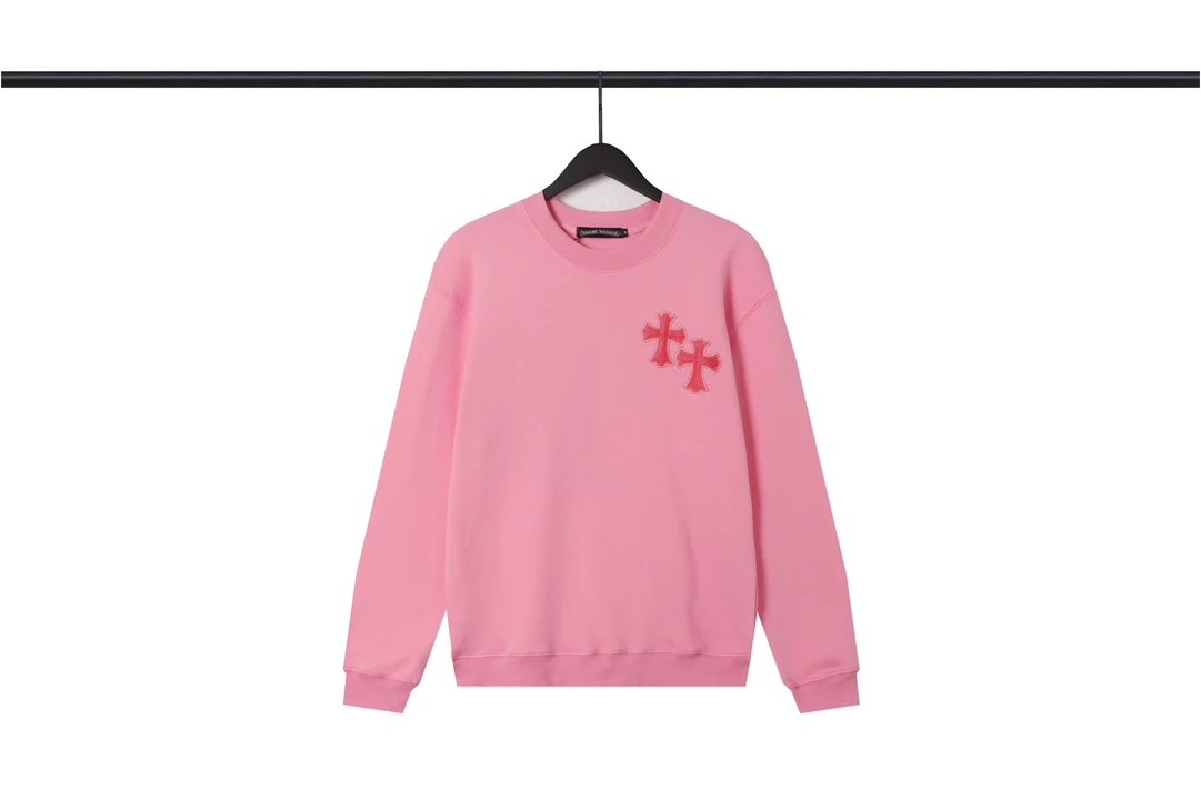 Chrome Hearts Cross Logo Long Sleeve Sweatshirt White Sweater - 27