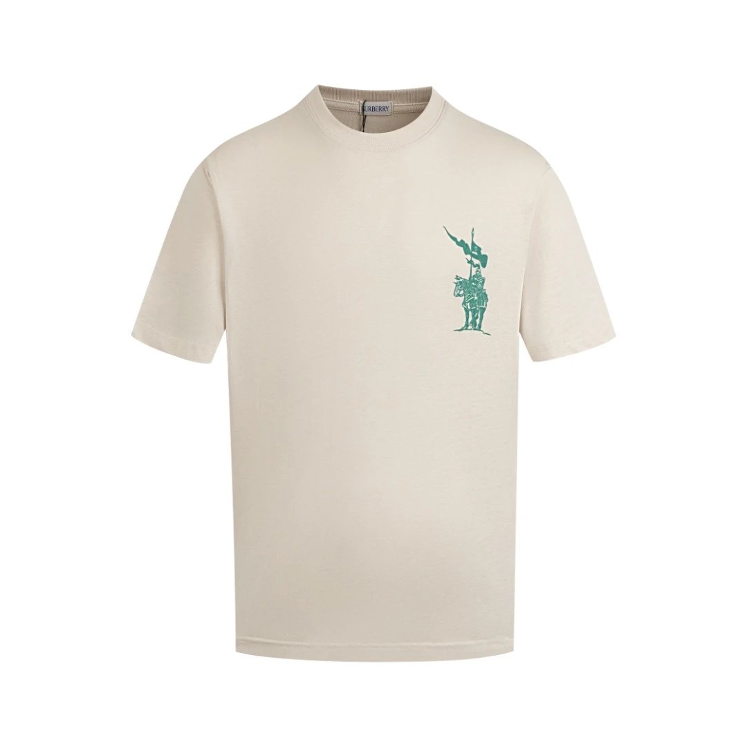 Burberry Logo-Embroidered Black T-Shirt - 33
