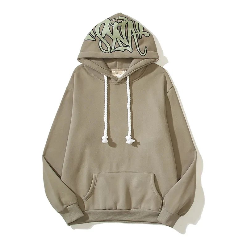 Design Graffiti Hoodie and Sweatpants Set Charcoal Gray Tracksuit - 10