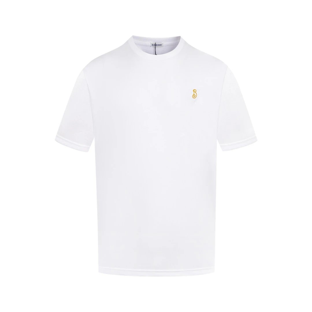 Burberry Logo-Embroidered Black T-Shirt - 30