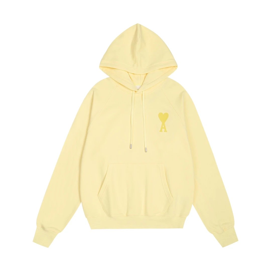 AMI Paris College Hoodie Gray - 29