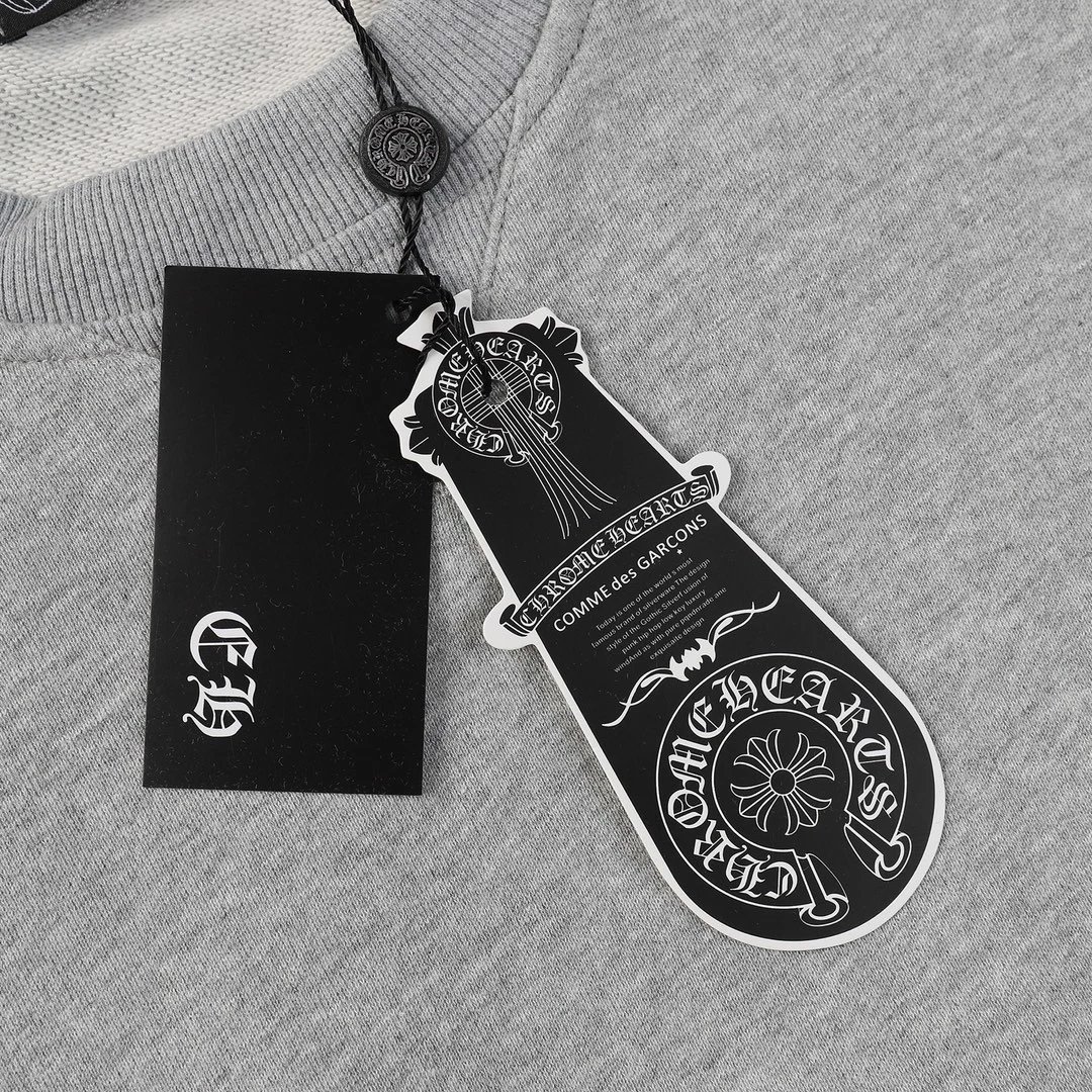 Chrome Hearts Cross Logo Long Sleeve Sweatshirt White Sweater - 4