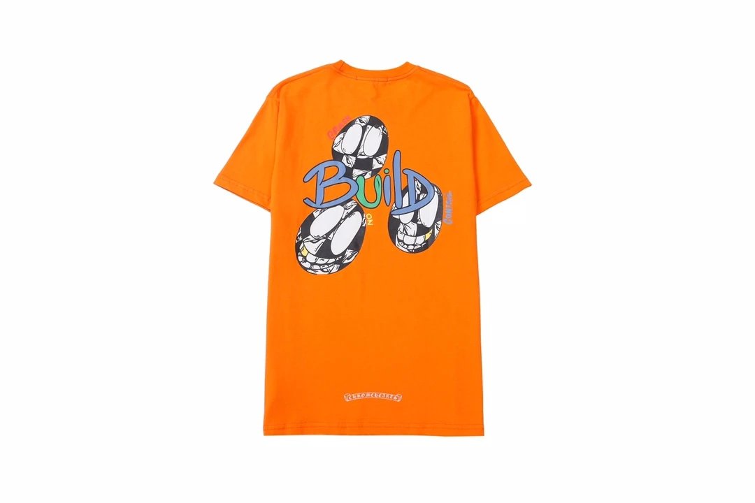 Chrome Hearts Gradient Logo Back Print T-Shirt Black - 39
