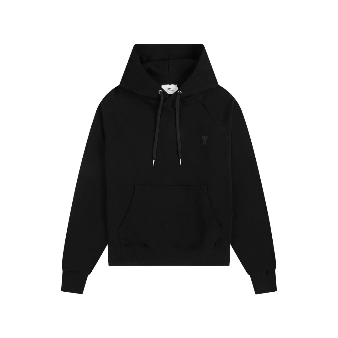 AMI Paris College Hoodie Gray - 24