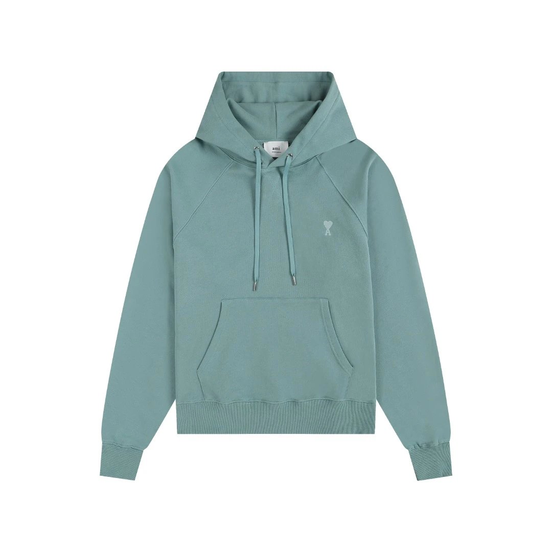 AMI Paris College Hoodie Gray - 25