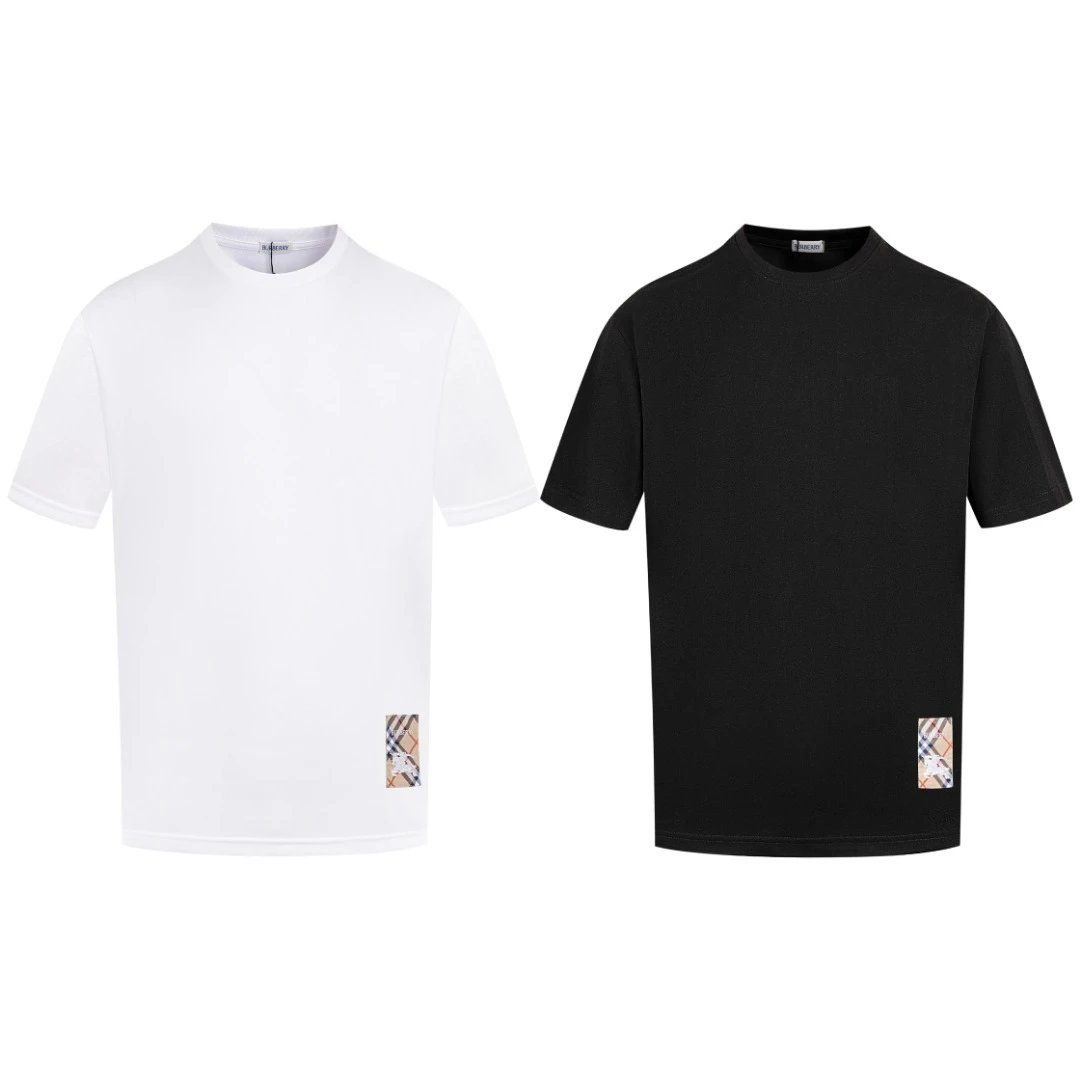 Burberry Logo-Embroidered Black T-Shirt - 29