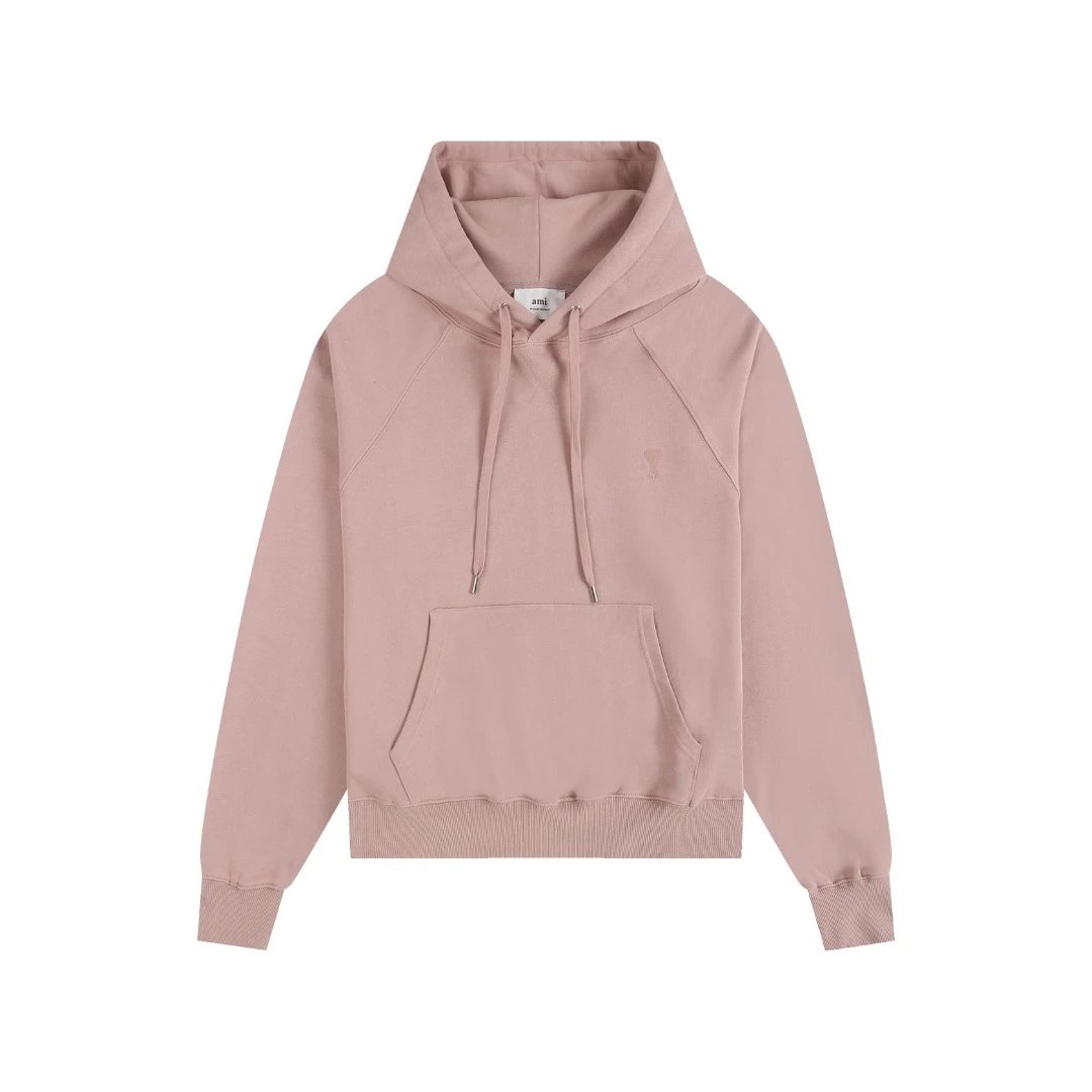 AMI Paris College Hoodie Gray - 22
