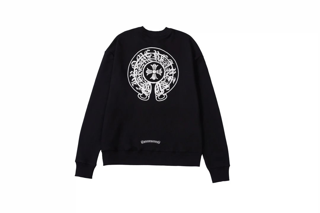 Chrome Hearts Cross Logo Long Sleeve Sweatshirt White Sweater - 34