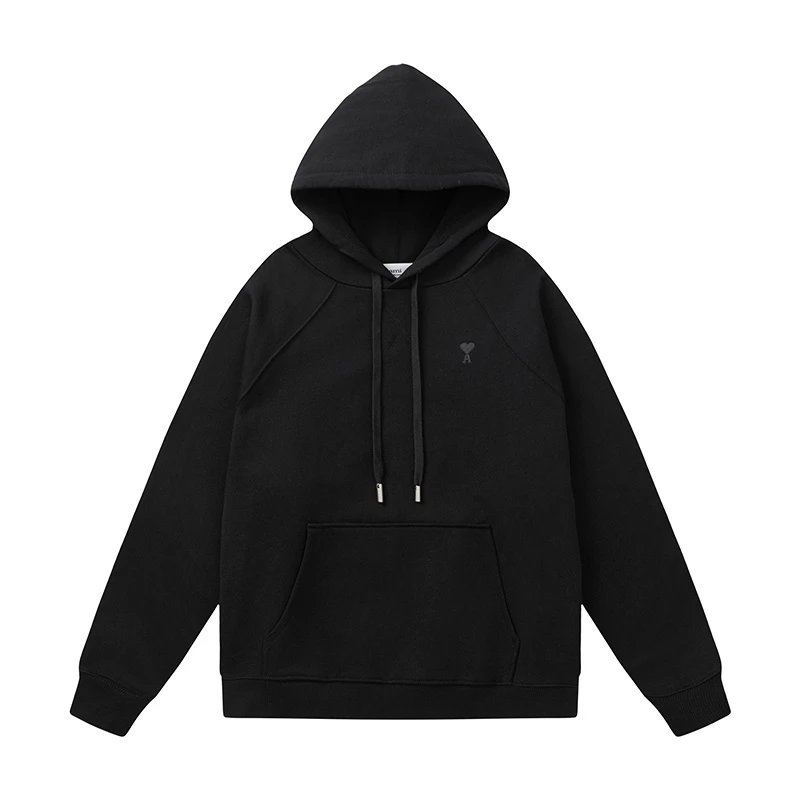 AMI Paris College Hoodie Gray - 47