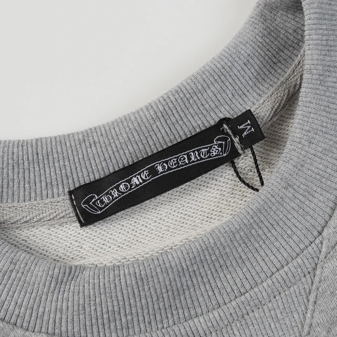 Chrome Hearts Cross Logo Long Sleeve Sweatshirt White Sweater - 5
