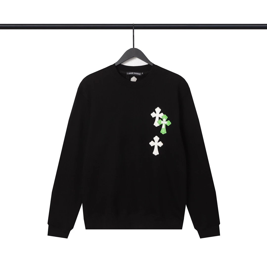 Chrome Hearts Cross Logo Long Sleeve Sweatshirt White Sweater - 28