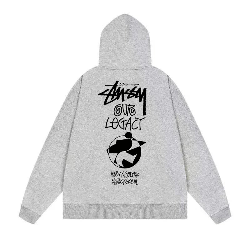 Stussy Drip Logo Hoodie White - 24