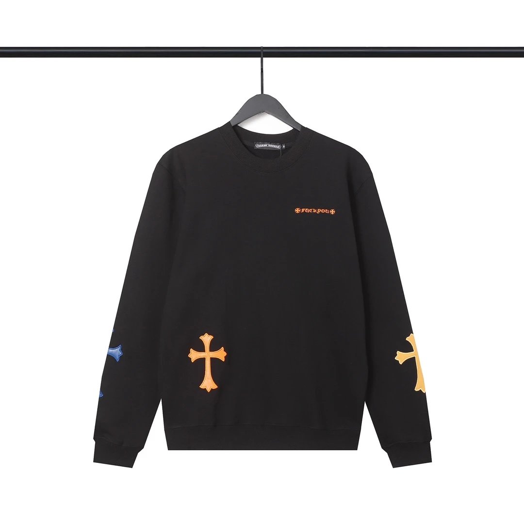 Chrome Hearts Cross Logo Long Sleeve Sweatshirt White Sweater - 36