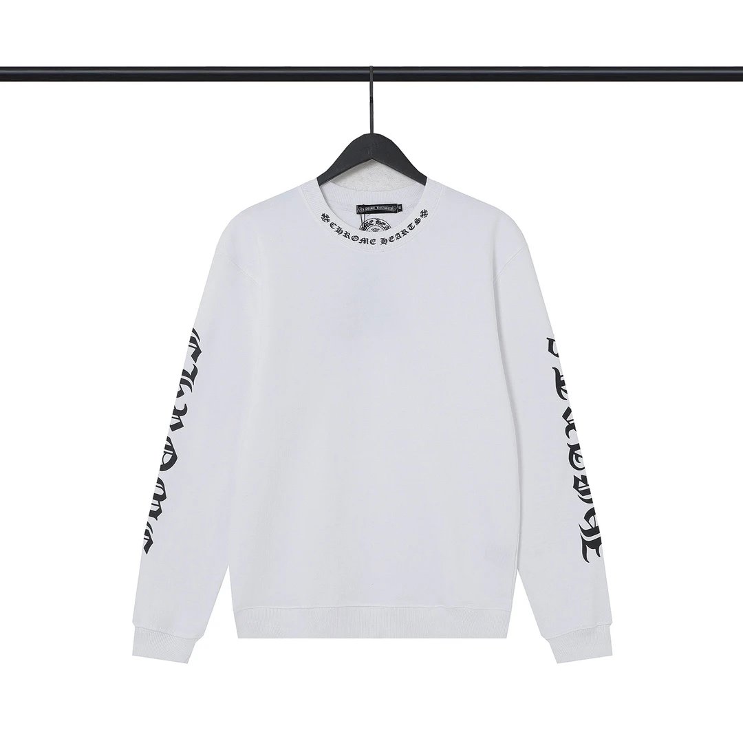 Chrome Hearts Cross Logo Long Sleeve Sweatshirt White Sweater - 19