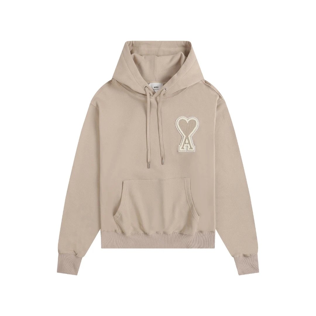 AMI Paris College Hoodie Gray - 41