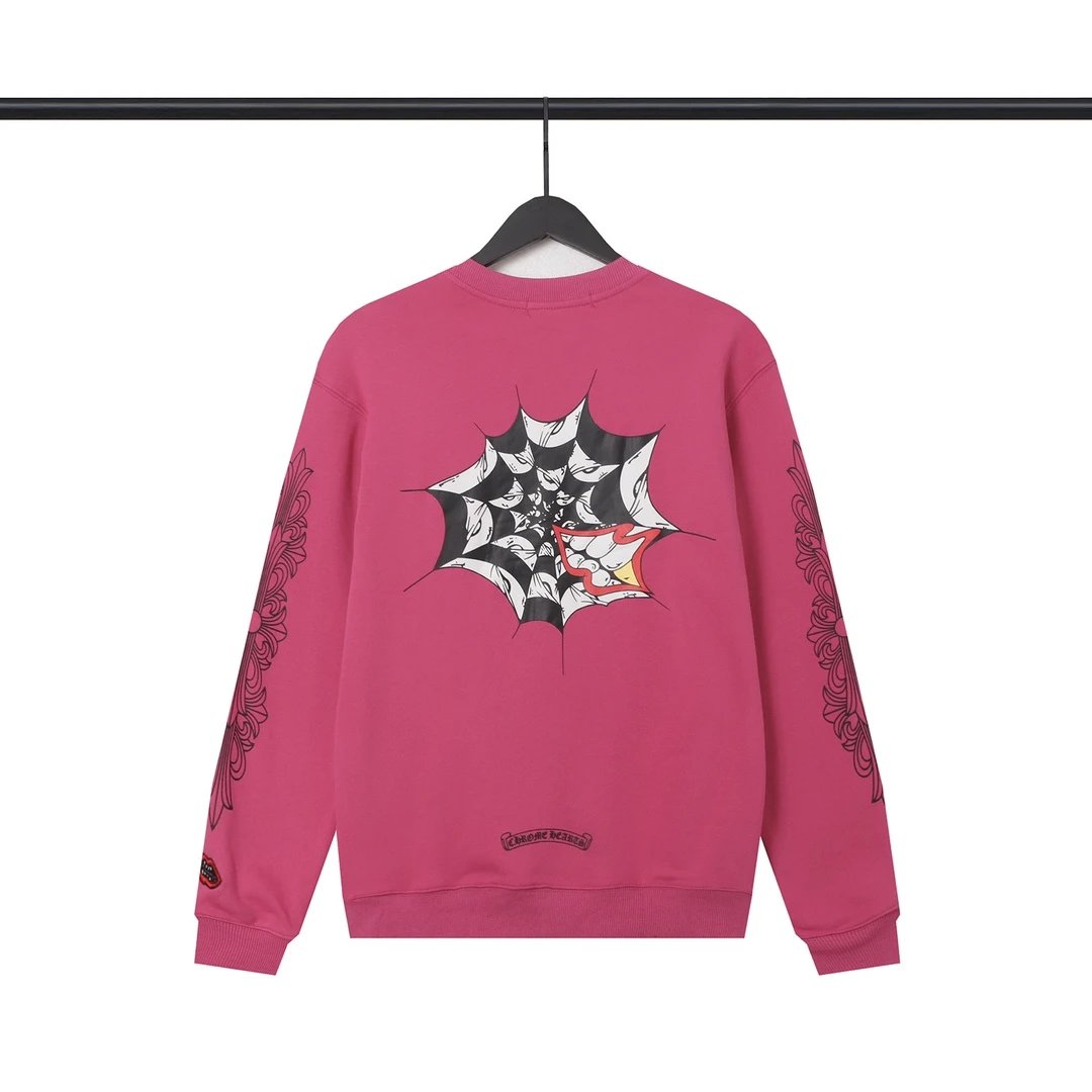 Chrome Hearts Cross Logo Long Sleeve Sweatshirt White Sweater - 22