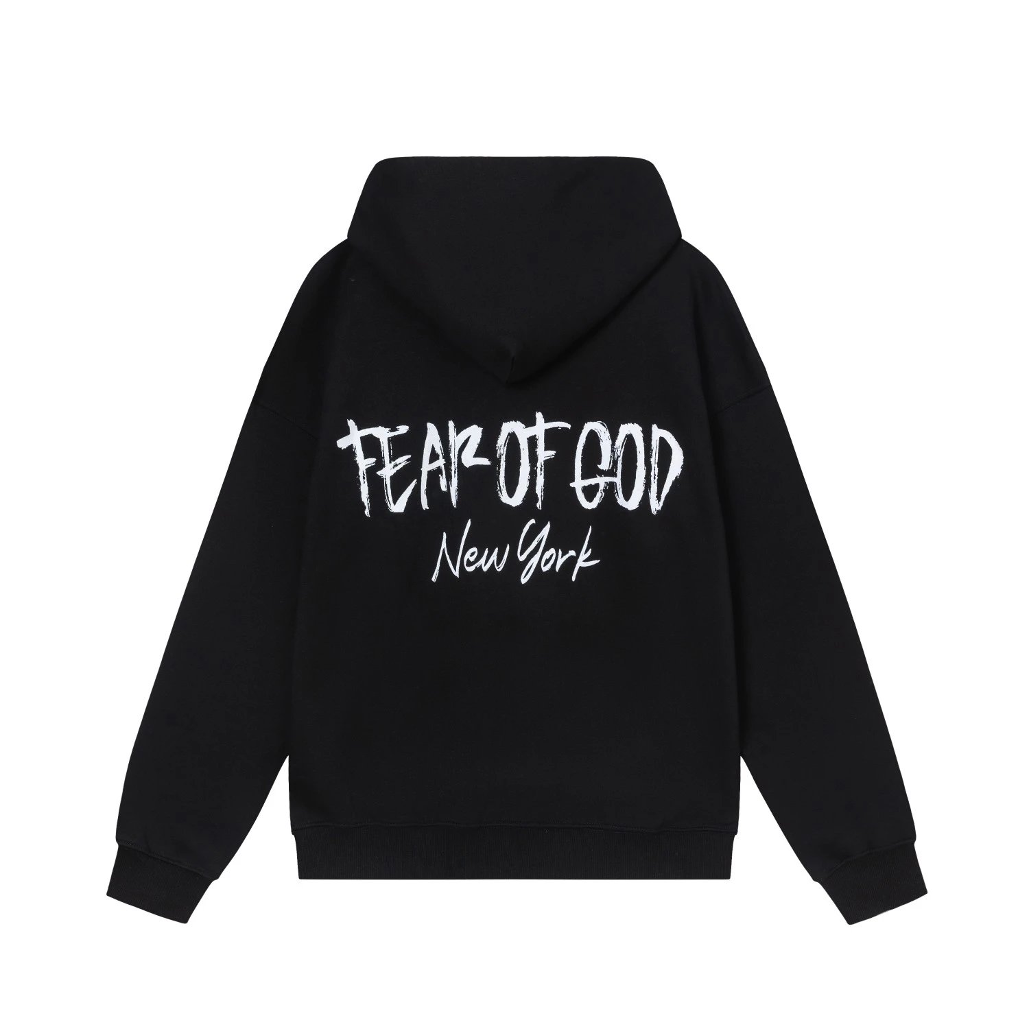 Design Three Bars Black Hoodie - 19