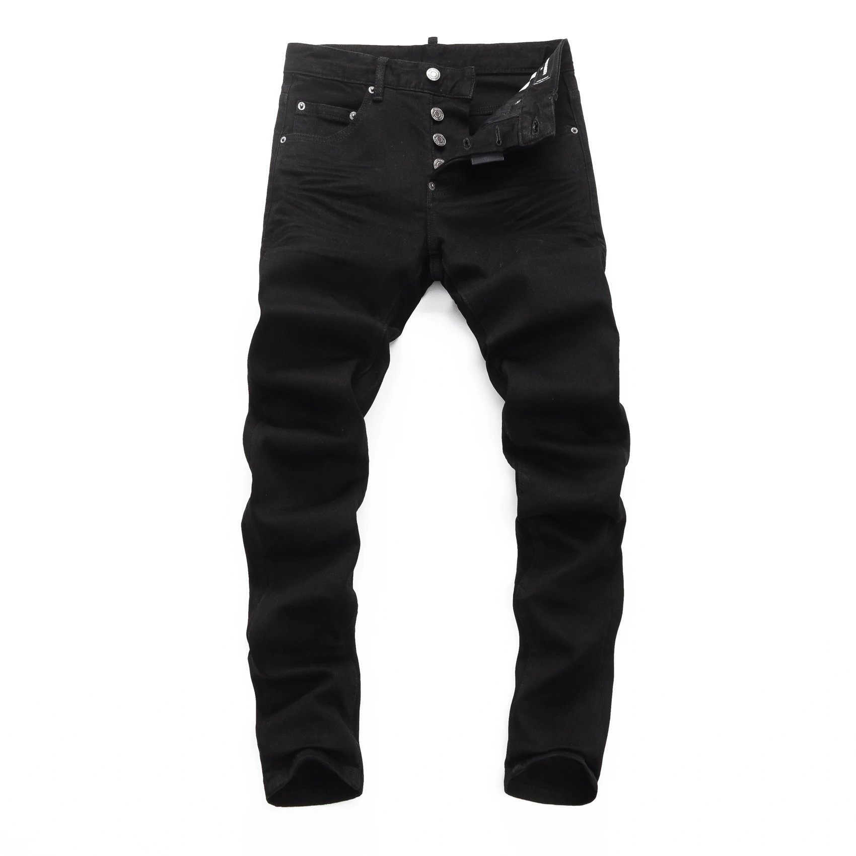 Dsquared2 Distressed Paint-Splatter Slim Fit Jeans Blue - 6