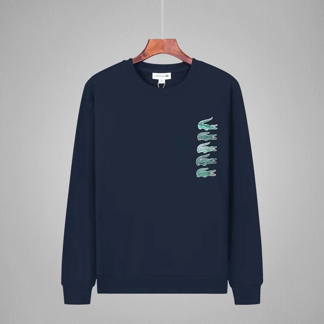 Lacoste Classic Crewneck Sweatshirt Gray Sweater - 24