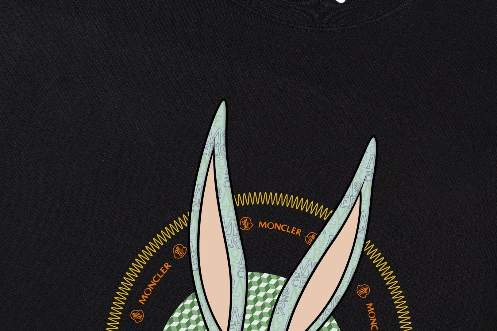 Moncler Logo Print White Hoodie - 5