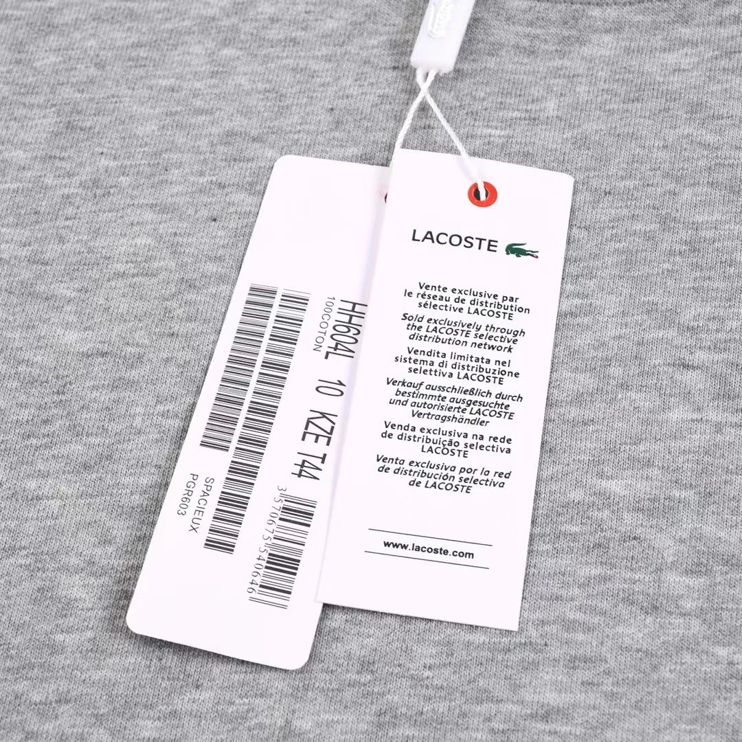 Lacoste Classic Crewneck Sweatshirt Gray Sweater - 10