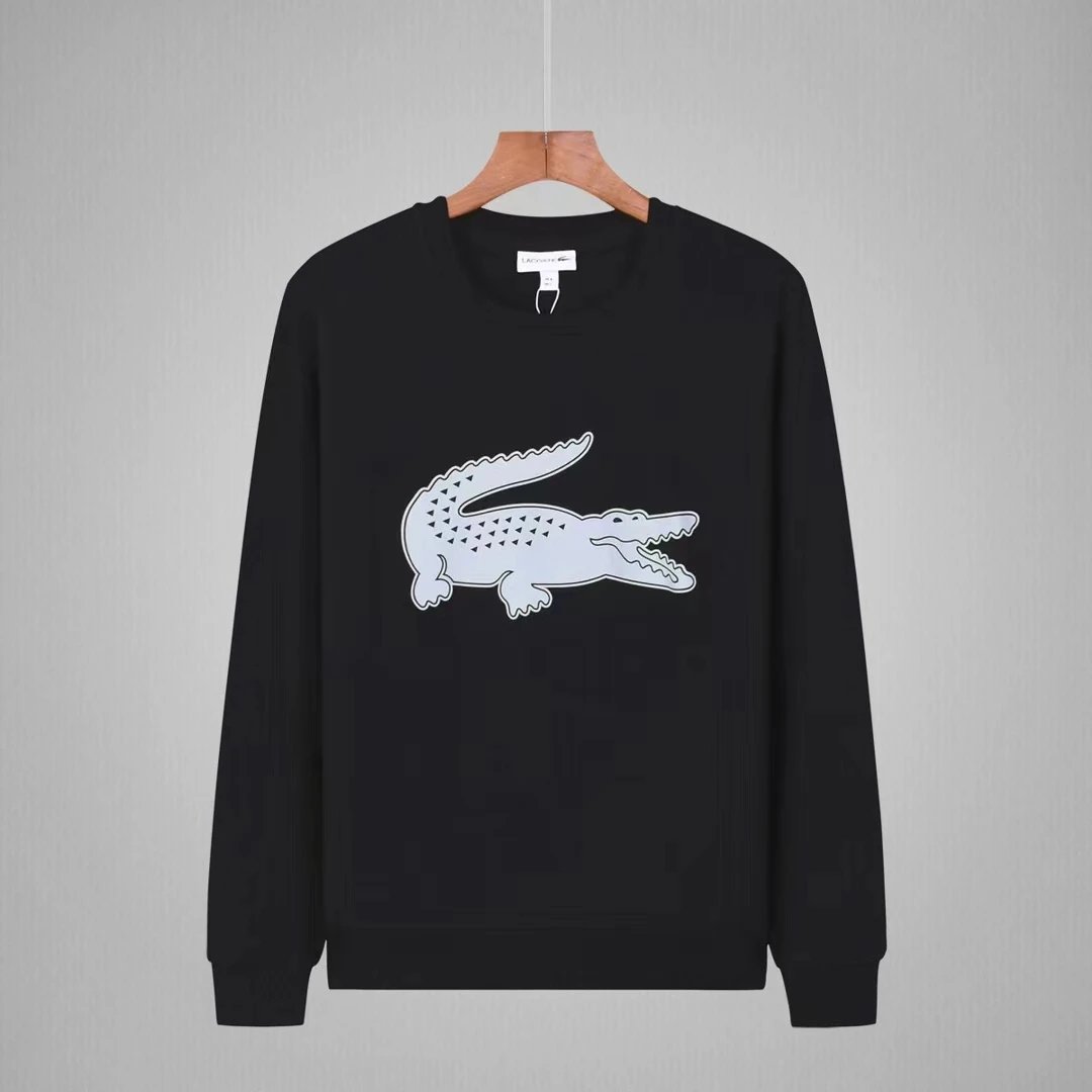 Lacoste Classic Crewneck Sweatshirt Gray Sweater - 23