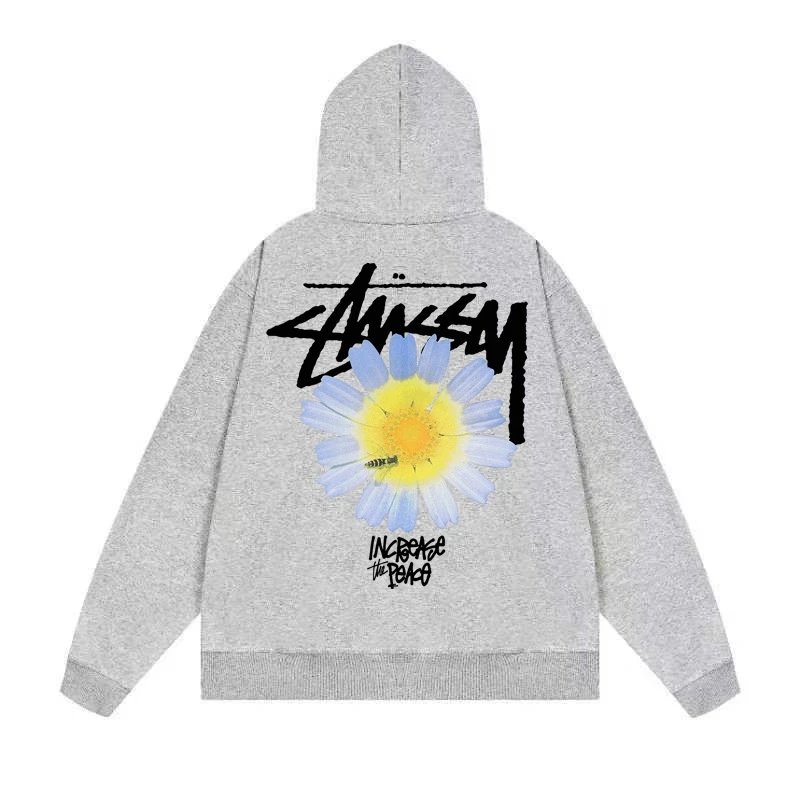 Stussy International Four Aces Flame Hoodie Black - 17